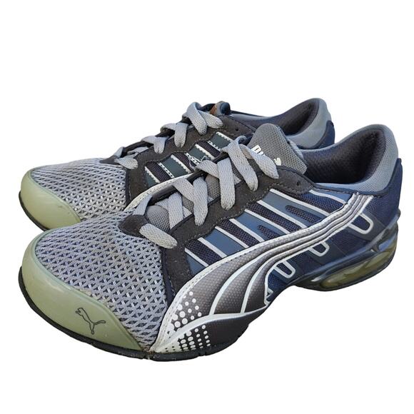 Gray Puma cell sport Y2k  Sneakers sz 8.5 - Picture 1 of 6